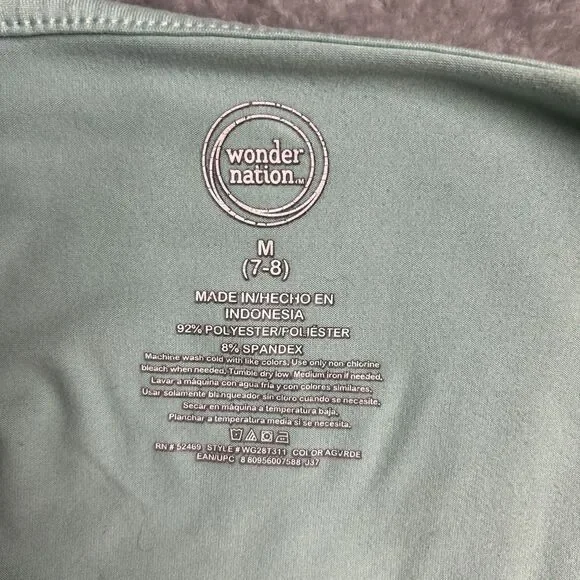 Set of 3 Wonder Nation Girls Summer Tank Tops Blue, Red, Green Sz. Medium 7-8 - Picture 5 of 7